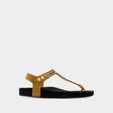 Sandales Enore - Isabel Marant - Cuir - Kaki