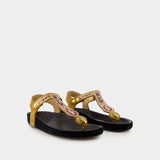 Sandales Enore - Isabel Marant - Cuir - Kaki