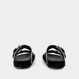 Sandales Lennyo - Isabel Marant - Cuir - Noir