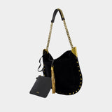 Sac Porté Épaule Oskan Tassel Gz - Isabel Marant - Cuir - Noir