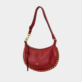 Sac Porté Épaule Oskan Moon Ga - Isabel Marant - Cuir - Rouge