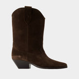 Bottes Duerto Gz - Isabel Marant - Cuir - Marron