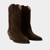 Bottes Duerto Gz - Isabel Marant - Cuir - Marron