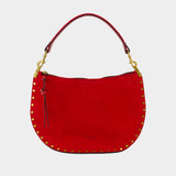 Sac Porté Épaule Oskan Gz - Isabel Marant - Cuir - Rouge