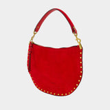 Sac Porté Épaule Oskan Gz - Isabel Marant - Cuir - Rouge