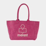 Cabas Yenky Zipped Gz - Isabel Marant - Coton - Rose
