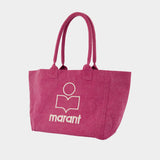 Cabas Yenky Zipped Gz - Isabel Marant - Coton - Rose
