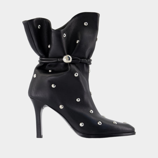 Bottines Lolya Gd - Isabel Marant - Cuir - Noir