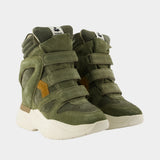 Sneakers Balskee Gd - Isabel Marant - Cuir - Kaki