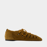 Ballerines Leyza - Isabel Marant - Cuir - Marron