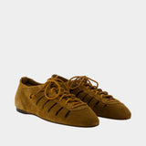 Ballerines Leyza - Isabel Marant - Cuir - Marron