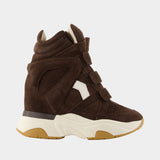 Sneakers Balskee - Isabel Marant - Cuir - Marron