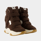 Sneakers Balskee - Isabel Marant - Cuir - Marron
