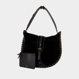 Sac Porté Épaule Oskan Soft - Isabel Marant - Cuir - Noir