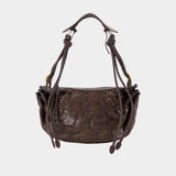Sac À Bandoulière Maia Medium - Isabel Marant - Cuir - Marron