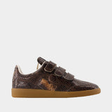Sneakers Beth - Isabel Marant - Cuir - Marron