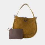 Sac Porté Épaule Oskan Soft - Isabel Marant - Cuir - Kaki