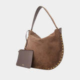 Sac Porté Épaule Oskan Soft - Isabel Marant - Cuir - Marron