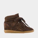 Sneakers Bobby - Isabel Marant - Cuir - Marron