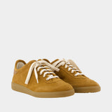 Sneakers Brecy - Isabel Marant - Cuir - Marron