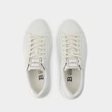Sneakers B-Court - Balmain - Cuir - Blanc