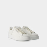 Sneakers B-Court - Balmain - Cuir - Blanc