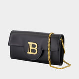 Wallet On Chain B-Buzz - Balmain - Cuir - Noir