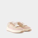 Sneakers B-Court Flip - Balmain - Cuir - Rose Clair