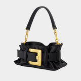 Sac Porté Épaule Anthem Mini - Balmain - Cuir - Noir