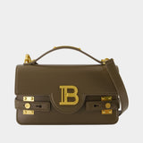Sac Porté Épaule B-Buzz 24 - Balmain - Cuir - Kaki