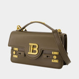 Sac Porté Épaule B-Buzz 24 - Balmain - Cuir - Kaki
