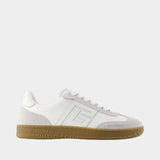 Sneakers Swan - Balmain - Cuir - Blanc