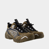Sneakers Cosmic Dust - Balmain - Cuir - Kaki