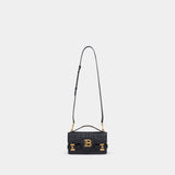 Sac Porté Épaule B-Buzz 24 - Balmain - Cuir - Noir