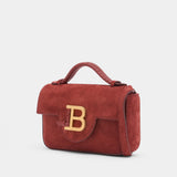 Sac À Main B-Buzz Mini 17 - Balmain - Cuir - Rouge