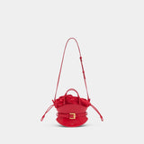 Sac À Main Shuffle Mini - Balmain - Cuir - Rouge