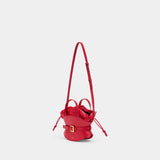Sac À Main Shuffle Mini - Balmain - Cuir - Rouge