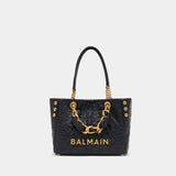 Cabas 1945 Soft Small - Balmain - Cuir - Noir