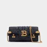 Wallet On Chain B-Buzz 23 - Balmain - Cuir - Noir