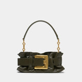 Sac Porté Épaule Anthem Mini - Balmain - Cuir - Vert