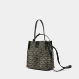 Sac À Bandoulière Release - Balmain - Coton - Noir