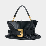 Sac Porté Épaule Anthem Medium - Balmain - Cuir - Noir
