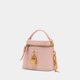 Sac À Bandoulière Pulse Vanity - Balmain - Cuir - Rose