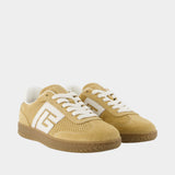 Sneakers Swan - Balmain - Cuir - Beige