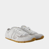 Sneakers Racer 45 - Balmain - Cuir - Blanc