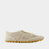 Sneakers Racer 45 - Balmain - Coton - Beige