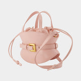Sac À Main Shuffle Mini - Balmain - Cuir - Rose