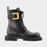 Bottines Ranger Anthem - Balmain - Cuir - Noir