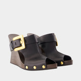 Sandales Anthem - Balmain - Cuir - Noir