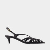 Sandales Kitten Cage - Balmain - Cuir - Noir